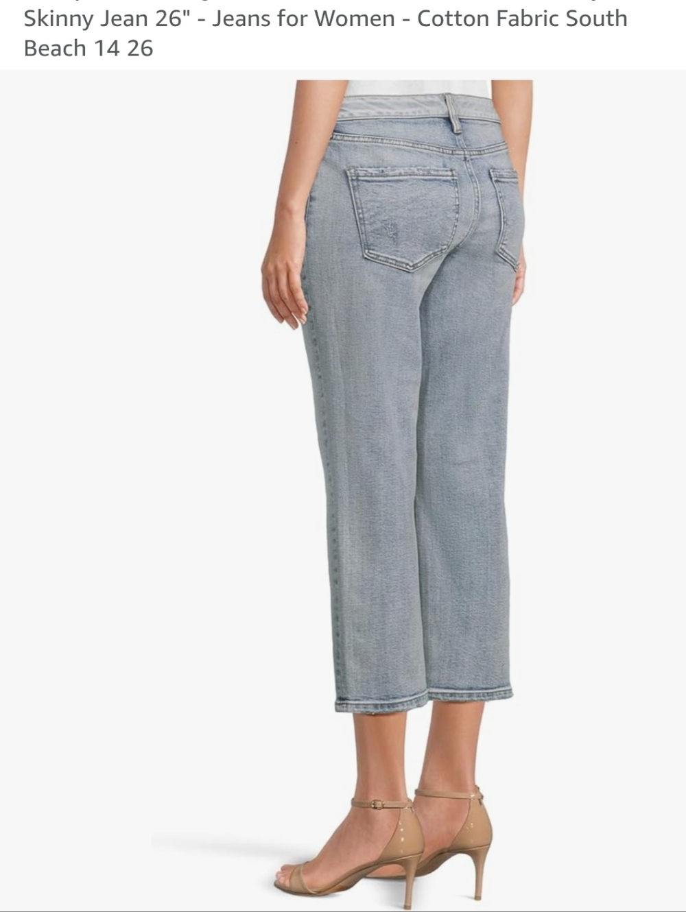 Liverpool Los Angeles LIV Non-Skinny Skinny Jean 12/31 Sand - Picture 10 of 11